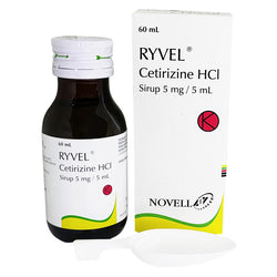 Gambar Ryvel 5 mg Obat Alergi Kemasan Botol - 60 mL [Novell] Obat
