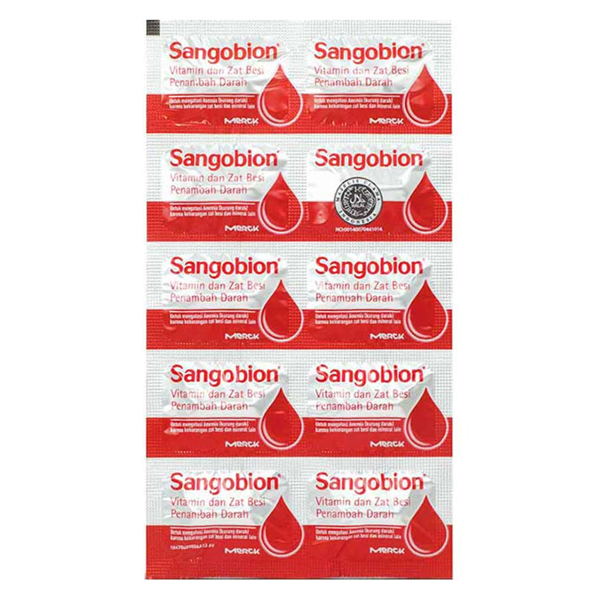 Sangobion Suplemen Penambah Darah - 10 Tablet