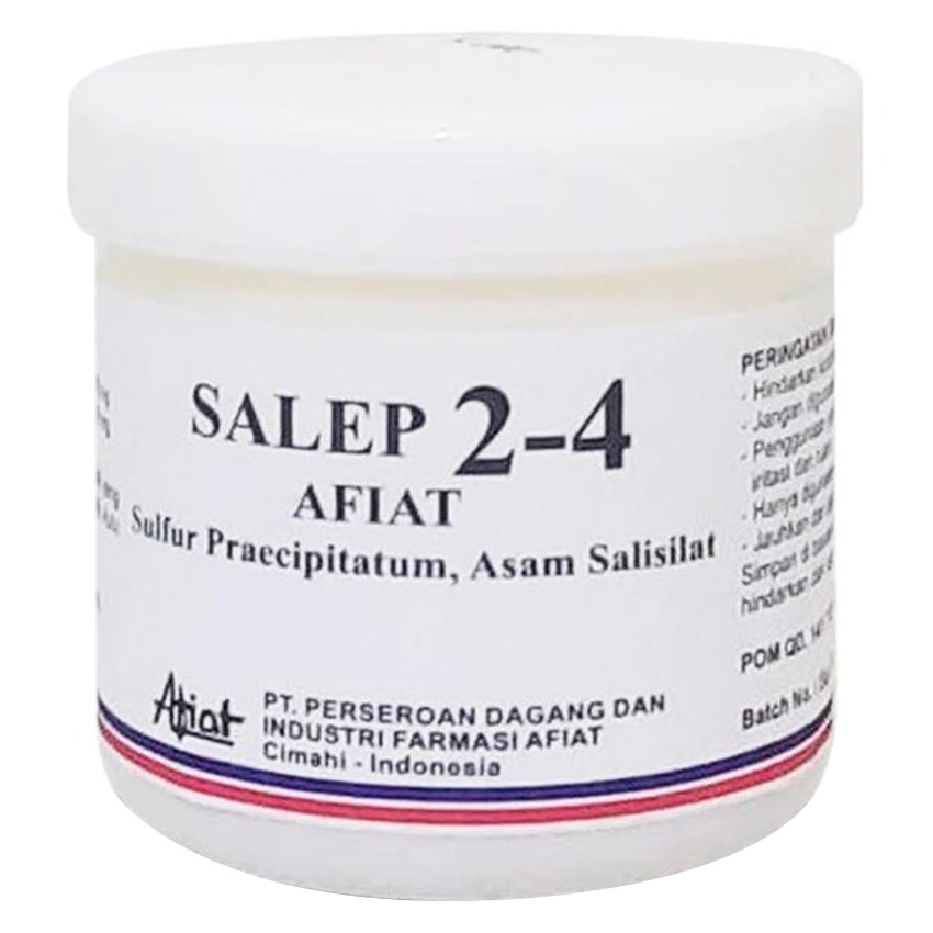 Salep 2-4 Afiat untuk Mengatasi Gatal Jamur, Kudis Kurap & Kutu Air - 15 gr