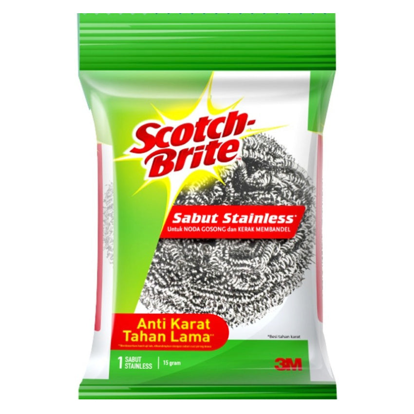 Scotch Brite Sabut Stainless 15 gr - 1 Pcs (ID 402185)