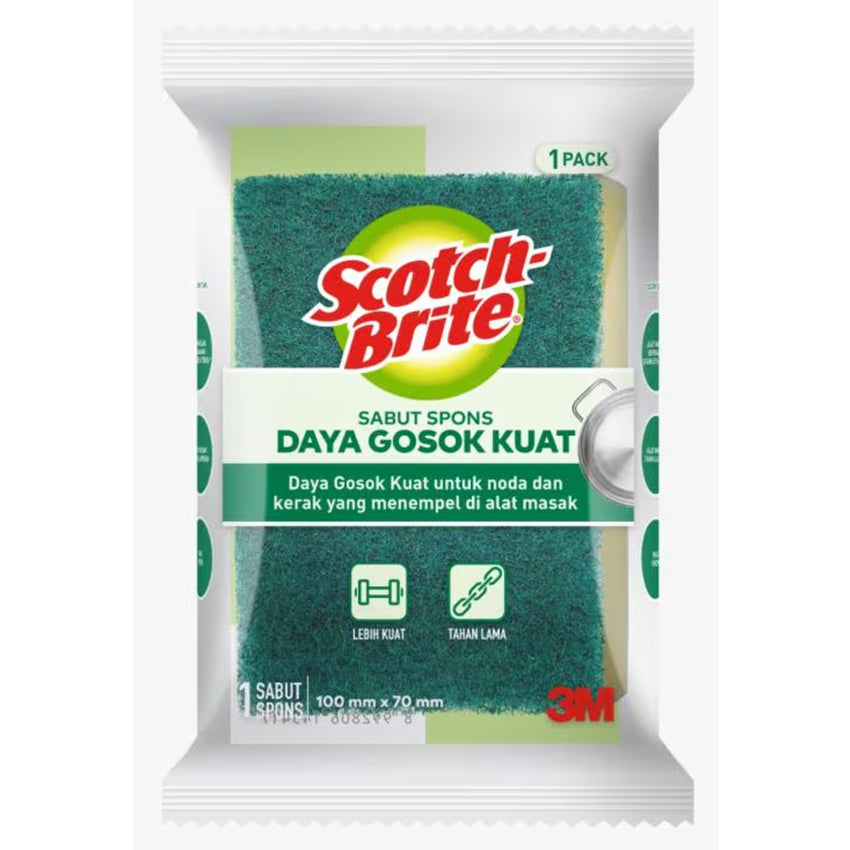 Scotch Brite Sabut Spons Basic - 1 Pcs | ID-T36N