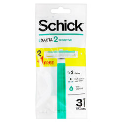Gambar Schick Exacta 2 for Sensitive Skin - 3 Razors Peralatan Cukur