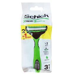Gambar Schick Xtreme 3 Sensitive - 3 Razors Peralatan Cukur