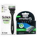Schick Hydro 5 Sense Comfort Kit - 1 Razor  4 Cartridges