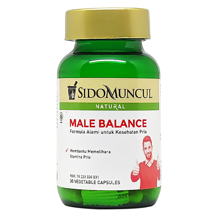 Gambar Sidomuncul Natural Male Balance Suplemen Kesehatan Pria - 30 Kapsul Jenis Suplemen Kesehatan