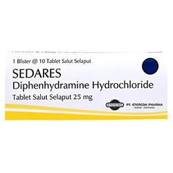 Gambar Sedares Obat untuk Mengatasi Gangguan Tidur - 10 Tablet Obat