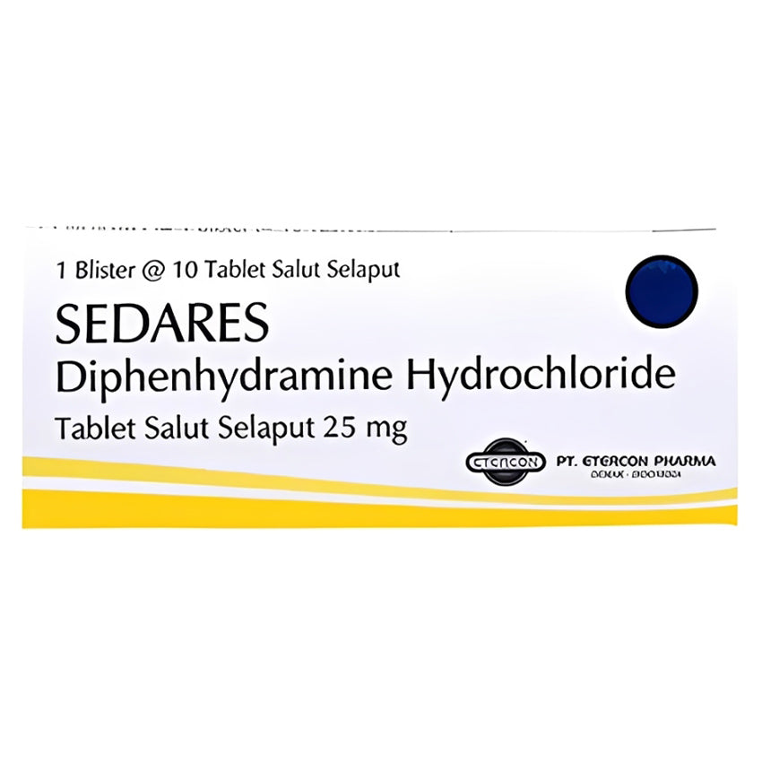 Sedares Obat untuk Mengatasi Gangguan Tidur - 10 Tablet