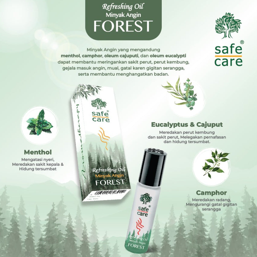 Gambar Safe Care Minyak Angin Aromatherapy Forest - 10 mL Jenis Kesehatan