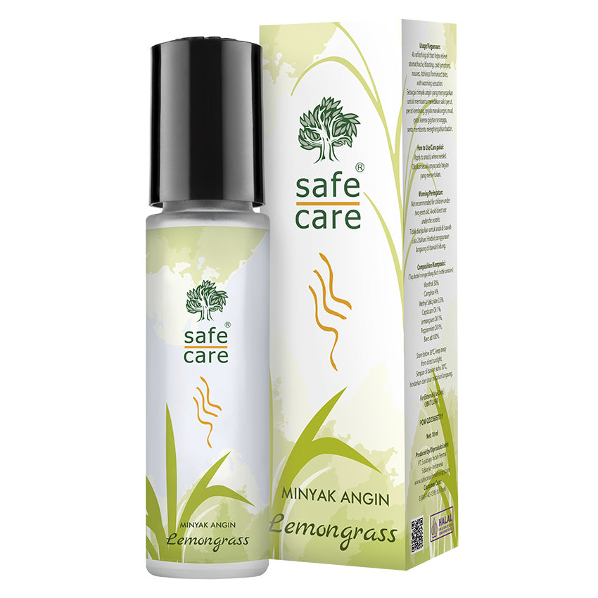 Safe Care Minyak Angin Aromatherapy Lemongrass - 10 mL