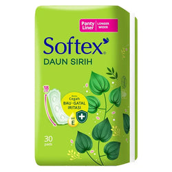Gambar Softex Daun Sirih Pantyliner Longer & Wider - 30 Pads Perawatan Ms V