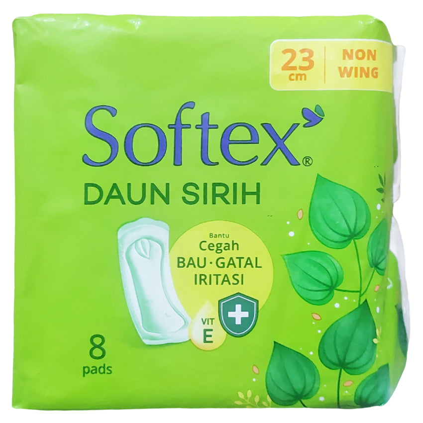 Gambar Softex Daun Sirih Non Wing 23 cm - 8 Pads Jenis Perawatan Ms V