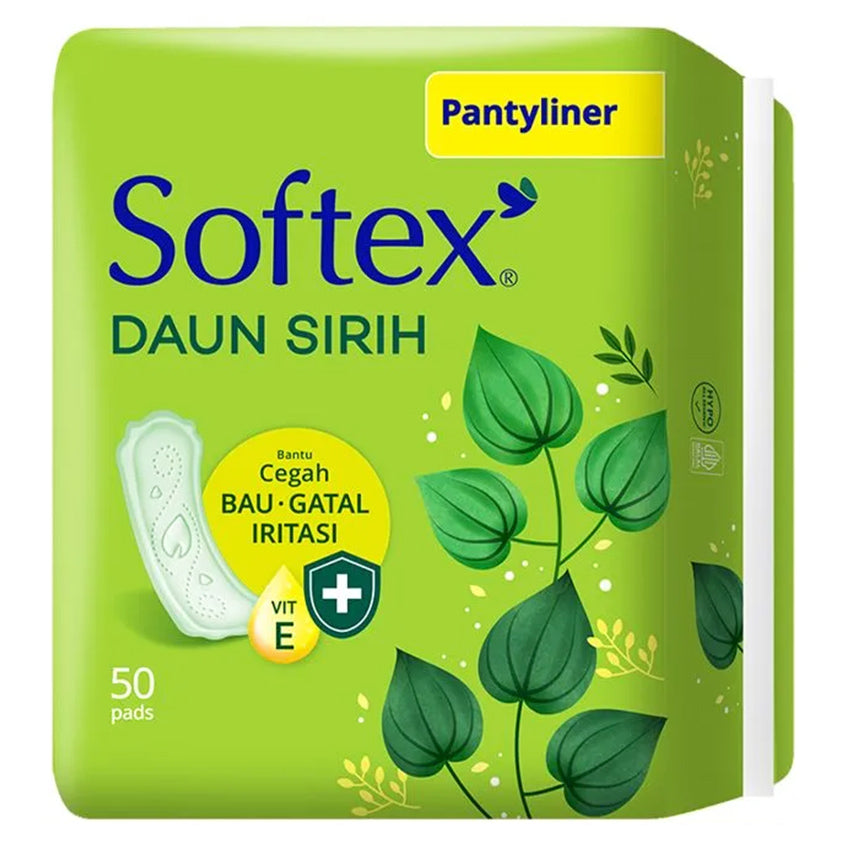 Gambar Softex Daun Sirih Pantyliner - 50 Pads Jenis Perawatan Ms V