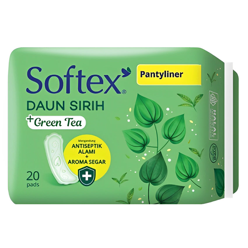 Gambar Softex Daun Sirih Pantyliner Green Tea - 20 Pads Jenis Perawatan Ms V