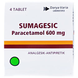 Gambar Sumagesic Paracetamol 600 mg - 4 Tablet Obat