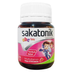 Gambar Sakatonik ABC Rasa Strawberry - 30 Tablet Suplemen Kesehatan