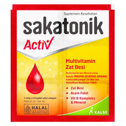 Gambar Sakatonik Activ Multivitamin  Zat Besi - 6 Kaplet Suplemen Kesehatan