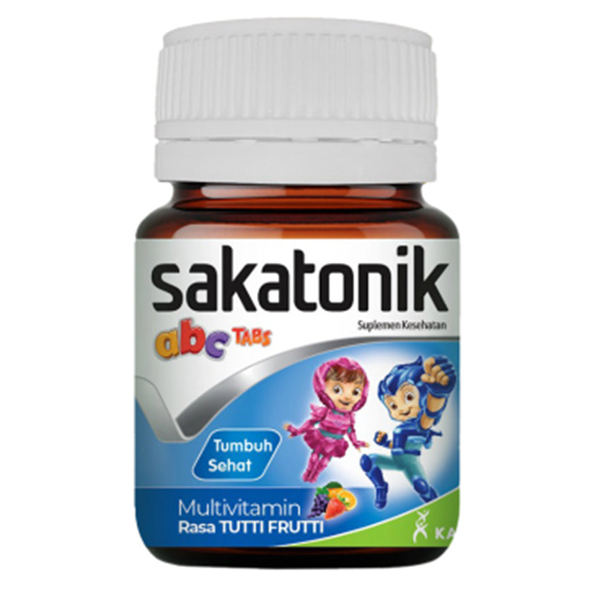 Gambar Sakatonik ABC Antariksa Rasa Tutti Frutti - 30 Tablet Suplemen Kesehatan