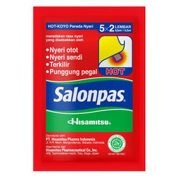 Gambar Salonpas Hot Koyo Pereda Nyeri - 10 Sheets Suplemen Kesehatan