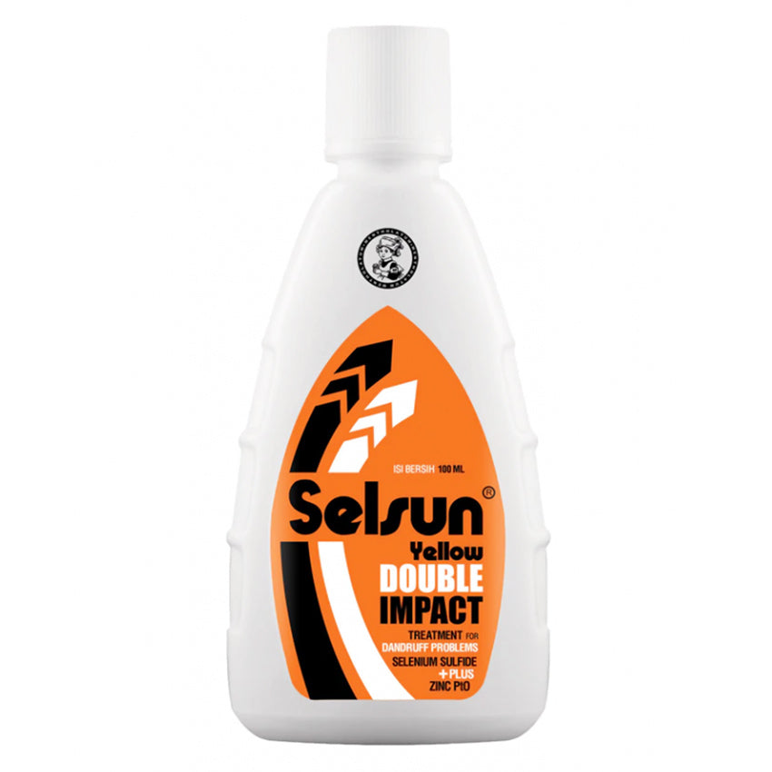 Jual Selsun Yellow Double Impact Anti Dandruff Shampoo 100 Ml Harga