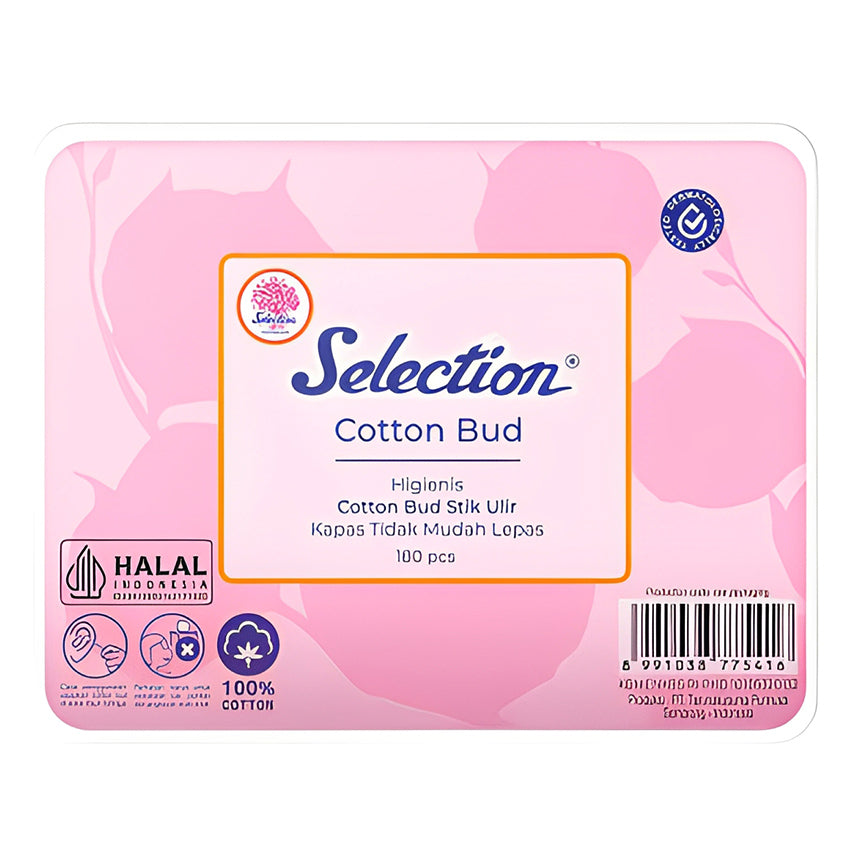 Selection Cotton Bud Reguler - 180 Pcs