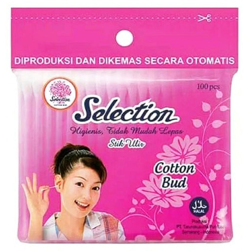 Selection Cotton Bud Reguler - 100 Pcs