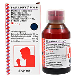 Gambar Sanadryl DMP Obat Batuk Kering - 120 mL Obat