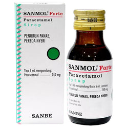 Gambar Sanmol Forte Paracetamol 250 mg/5mL - 60 mL Obat