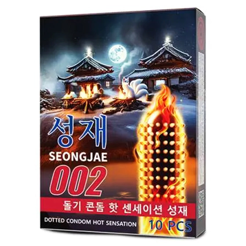 Seongjae 002 Kondom Dotted Hot - 10 Pcs
