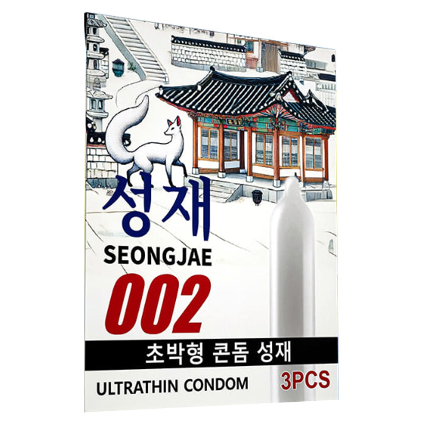 Seongjae 002 Kondom Tipis Original - 3 Pcs