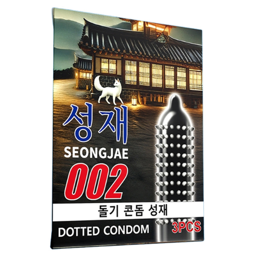 Seongjae 002 Kondom Dotted Original - 3 Pcs