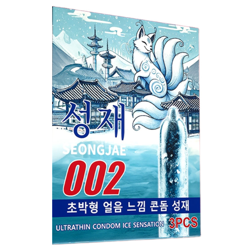 Seongjae 002 Kondom Tipis Ice - 3 Pcs