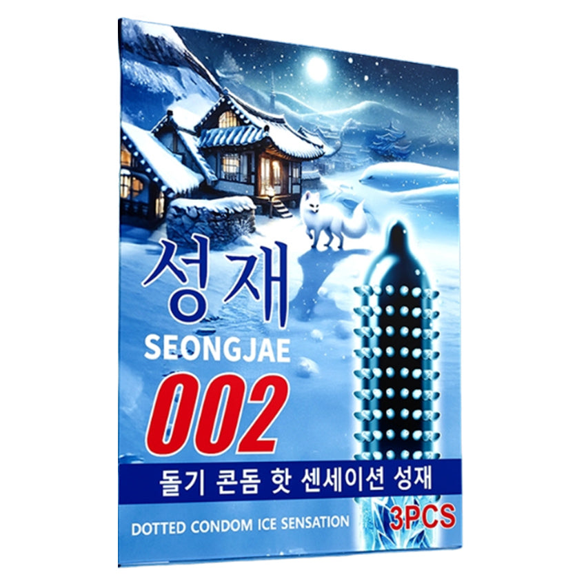 Seongjae 002 Kondom Dotted Ice - 3 Pcs