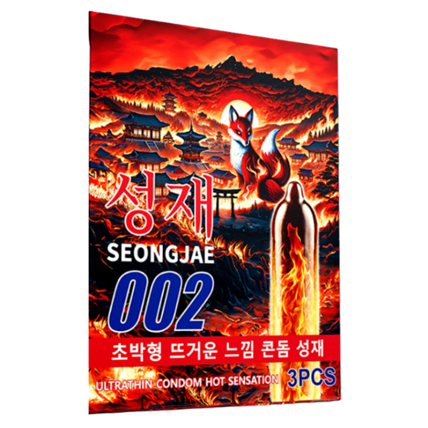 Seongjae 002 Kondom Tipis Hot - 3 Pcs