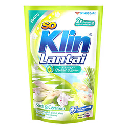 Gambar So Klin Lantai Sereh & Geranium Pouch - 770 mL Home Living