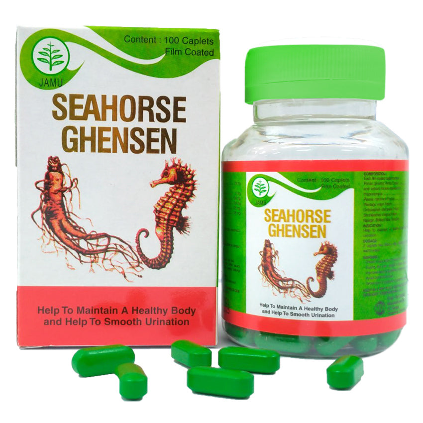 Seahorse Ghensen 600 mg Botol - 100 Kaplet