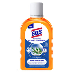 Gambar SOS Antiseptic Anti Bacterial Liquid Eucalyptus - 250 mL Home Living