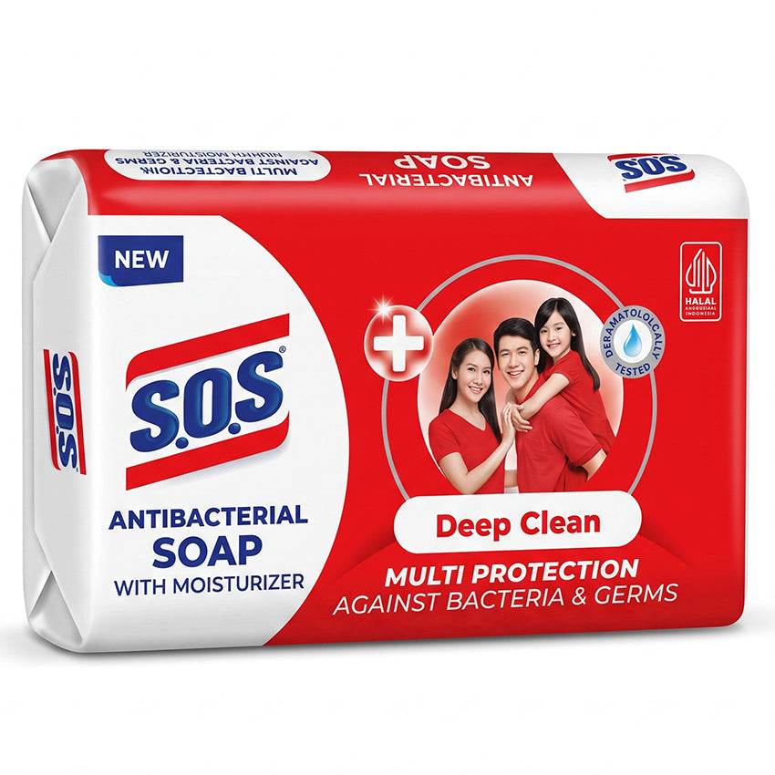 SOS Antibacterial Bar Soap - 75 gr