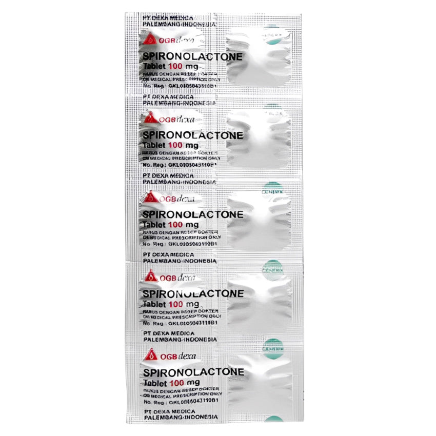 Gambar Spironolactone 100 mg Obat Hipertensi - 10 Tablet [Dexa Medica] Jenis Obat