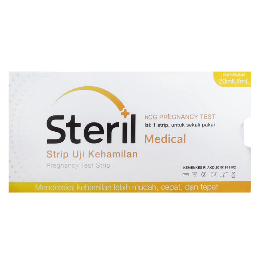 Gambar Steril Uji Kehamilan Strip - 1 Pcs Jenis Tes Kehamilan