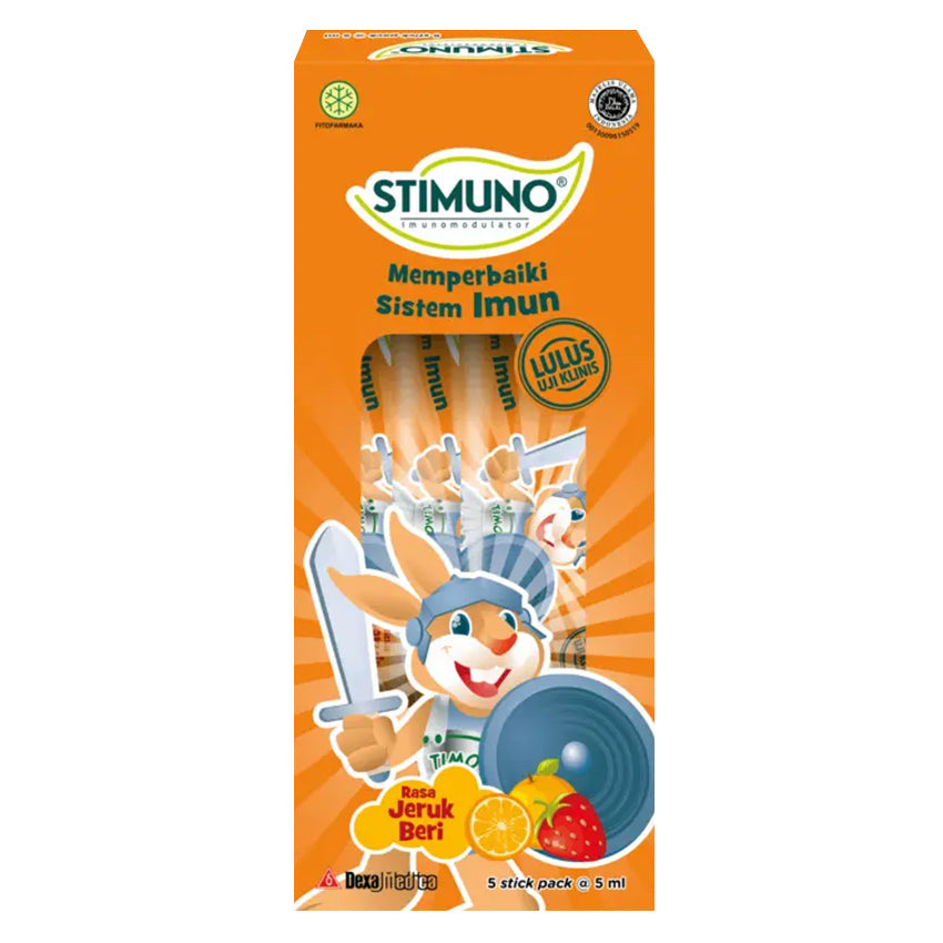 Gambar Stimuno Suplemen Stick Pack Rasa Jeruk - 5 Pcs Jenis Suplemen Anak