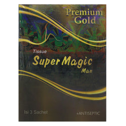 Gambar Super Magic Man Tissue Premium Gold - 3 Sachets Obat Kuat