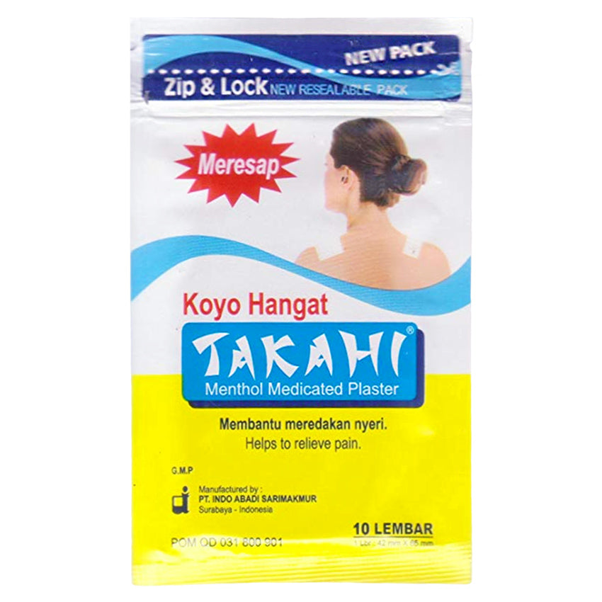 Gambar Takahi Koyo Hangat Pereda Nyeri Otot - 10 Sheets Jenis Kesehatan