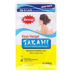 Gambar Takahi Koyo Hangat Pereda Nyeri Otot - 10 Sheets Suplemen Kesehatan