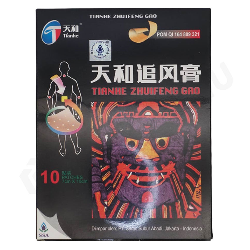 Gambar Tianhe Zhuifeng Gao Koyo Rematik & Nyeri - 10 Sheets Jenis Obat