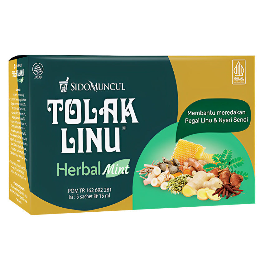 Tolak Linu Cair Mint Herbal - 5 Sachets