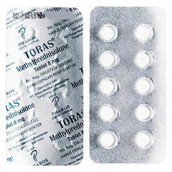 Gambar Toras 8 mg Obat Anti Peradangan - 10 Tablet [Pharos] Obat