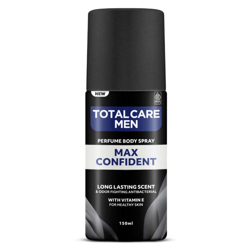 Total Care Men Body Spray Perfume Max Confident - 150 mL