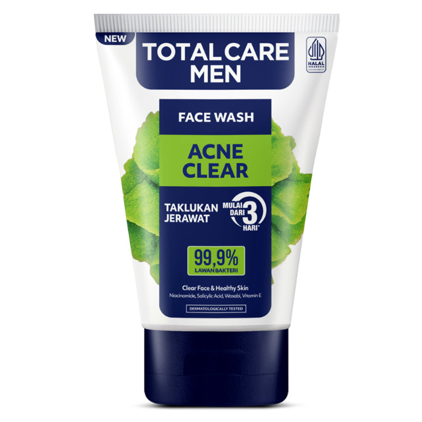 Total Care Men Face Wash Acne Clear - 100 mL