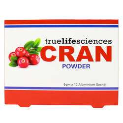 Gambar Truelifesciences Cran Powder 5mg Mengatasi Masalah Kencing - 10 Sachet Suplemen Kesehatan