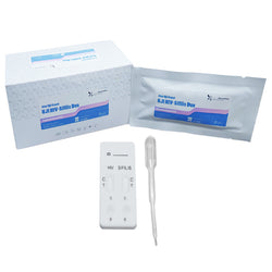 Gambar Uji Alat Tes Duo HIV & Sifilis - 10 Pcs Tes Penyakit Menular